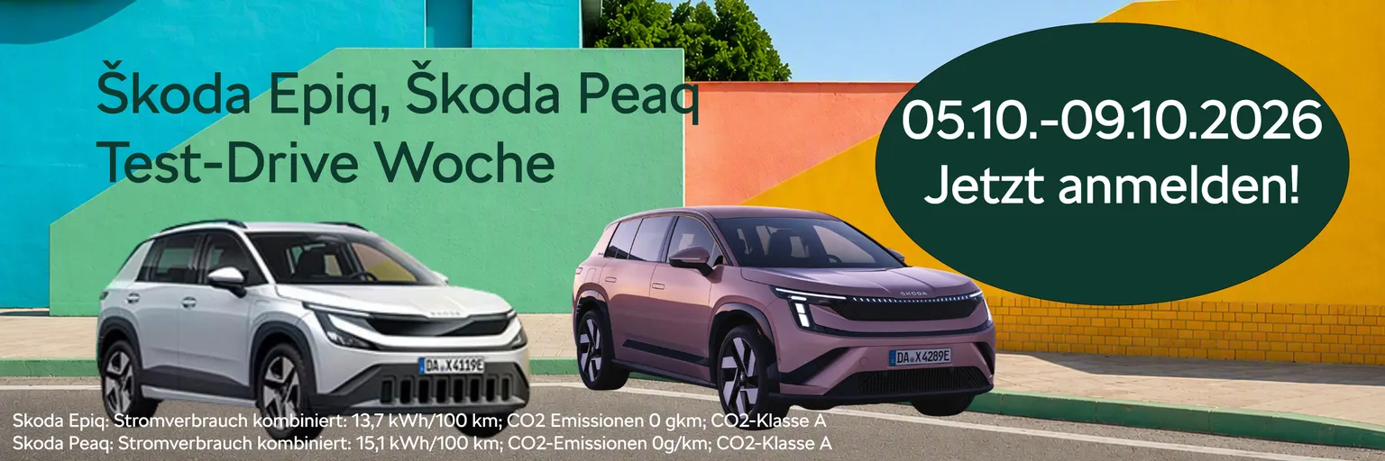 Skoda Epiq, Skoda Peaq Testdrive Woche 05.10.-09.10.
