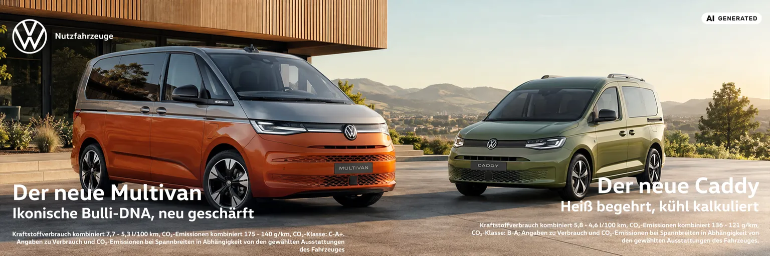 Der neue Multivan. Der neue Caddy