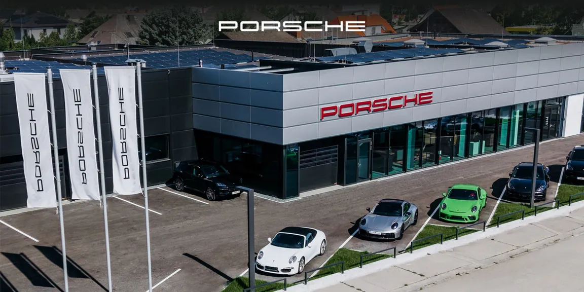 Porsche Zentrum Sankt Pölten Aussenansicht