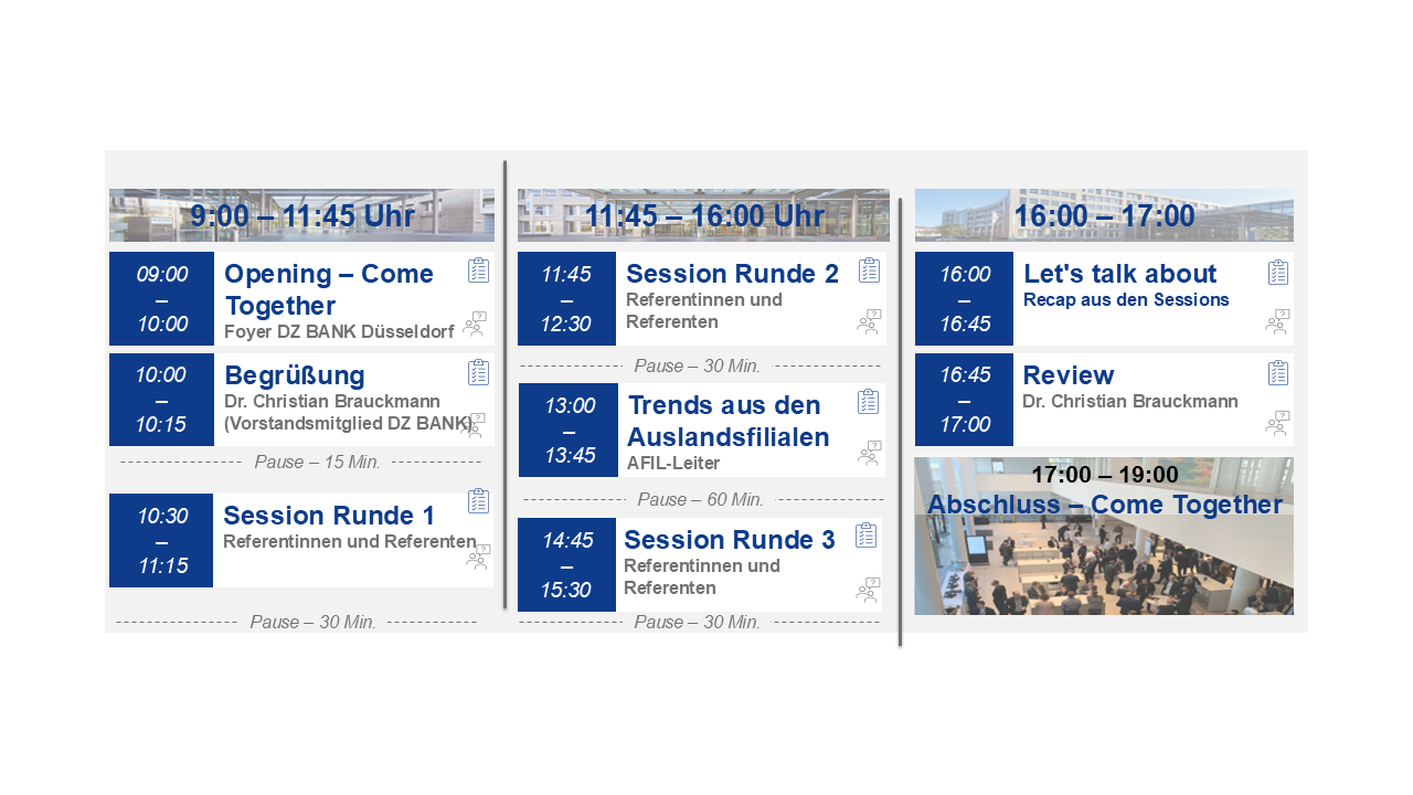 Agenda der Konferenz Group IT Connect Konferenz am 10.09.2026
