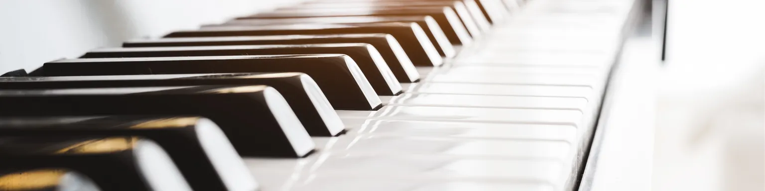 Tastatur eines Klaviers