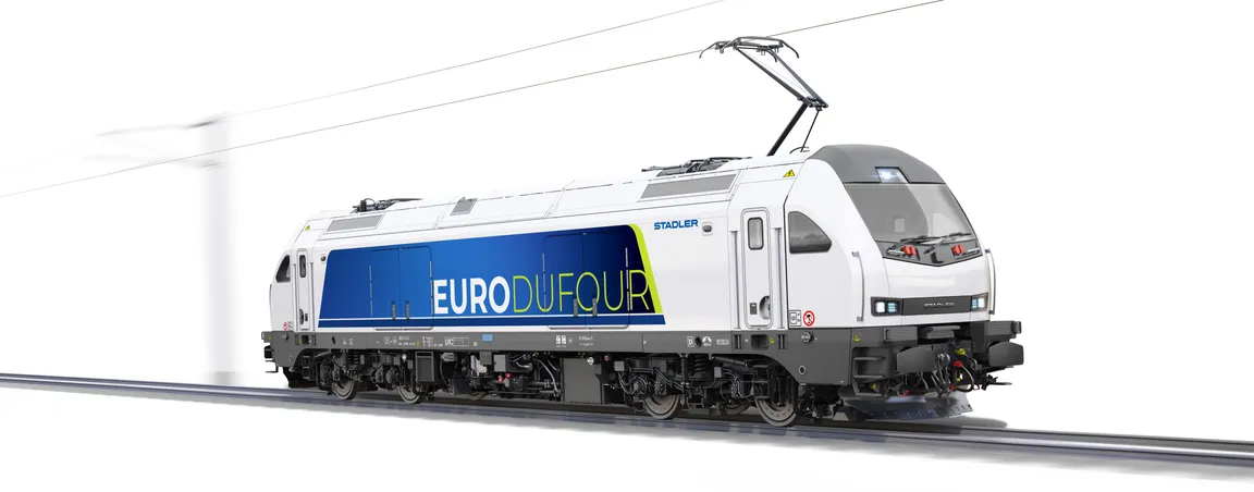 Visualisierung der Lokomotive EuroDuFour