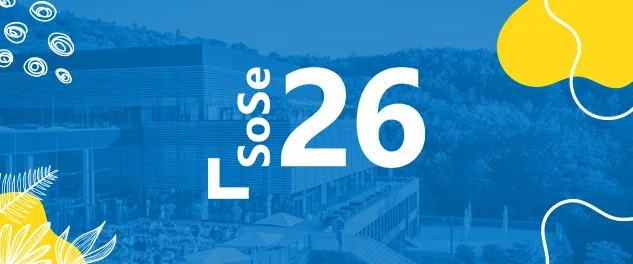 Titelbild zum SoSe26 mit Hotel im Hintergrund
