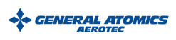 Logo der General Atomics AeroTec Systems GmbH, einem Unternehmen der General Atomics Europe Gruppe, spezialisiert auf Luftfahrtlösungen wie Herstellung, Wartung und Modernisierung von Flugzeugen, Helikoptern und Luftfahrtkomponenten.
