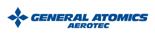 Logo der General Atomics AeroTec Systems GmbH, einem Unternehmen der General Atomics Europe Gruppe, spezialisiert auf Luftfahrtlösungen wie Herstellung, Wartung und Modernisierung von Flugzeugen, Helikoptern und Luftfahrtkomponenten.